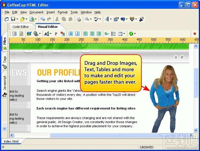 CoffeeCup FREE HTML,CoffeeCup FREE HTML下载,CoffeeCup FREE HTML官方下载