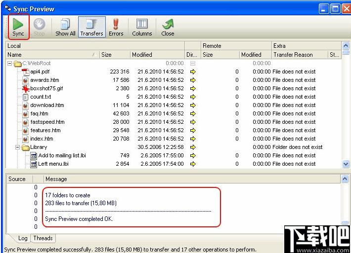 BatchSync FTP下载,ftp同步,文件同步,文件传输,ftp工具