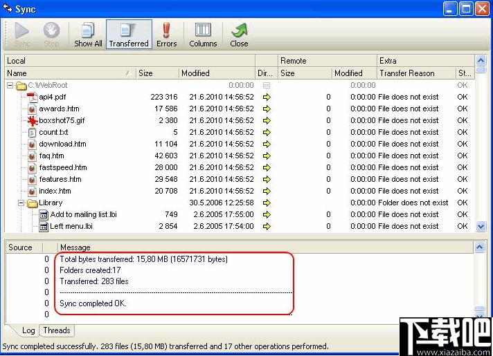 BatchSync FTP下载,ftp同步,文件同步,文件传输,ftp工具