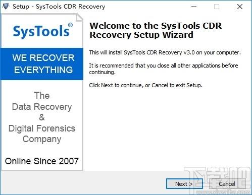 SysTools CDR Recovery下载,CDR文件修复工具,文件管理,文件修复,数据恢复