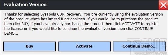 SysTools CDR Recovery下载,CDR文件修复工具,文件管理,文件修复,数据恢复
