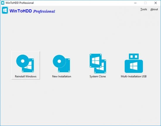 WinToHDDProfessional,重装.